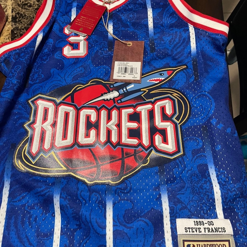 Steve Francis Houston Rockets Mitchell & Ness Hardwood Classics 1999-00